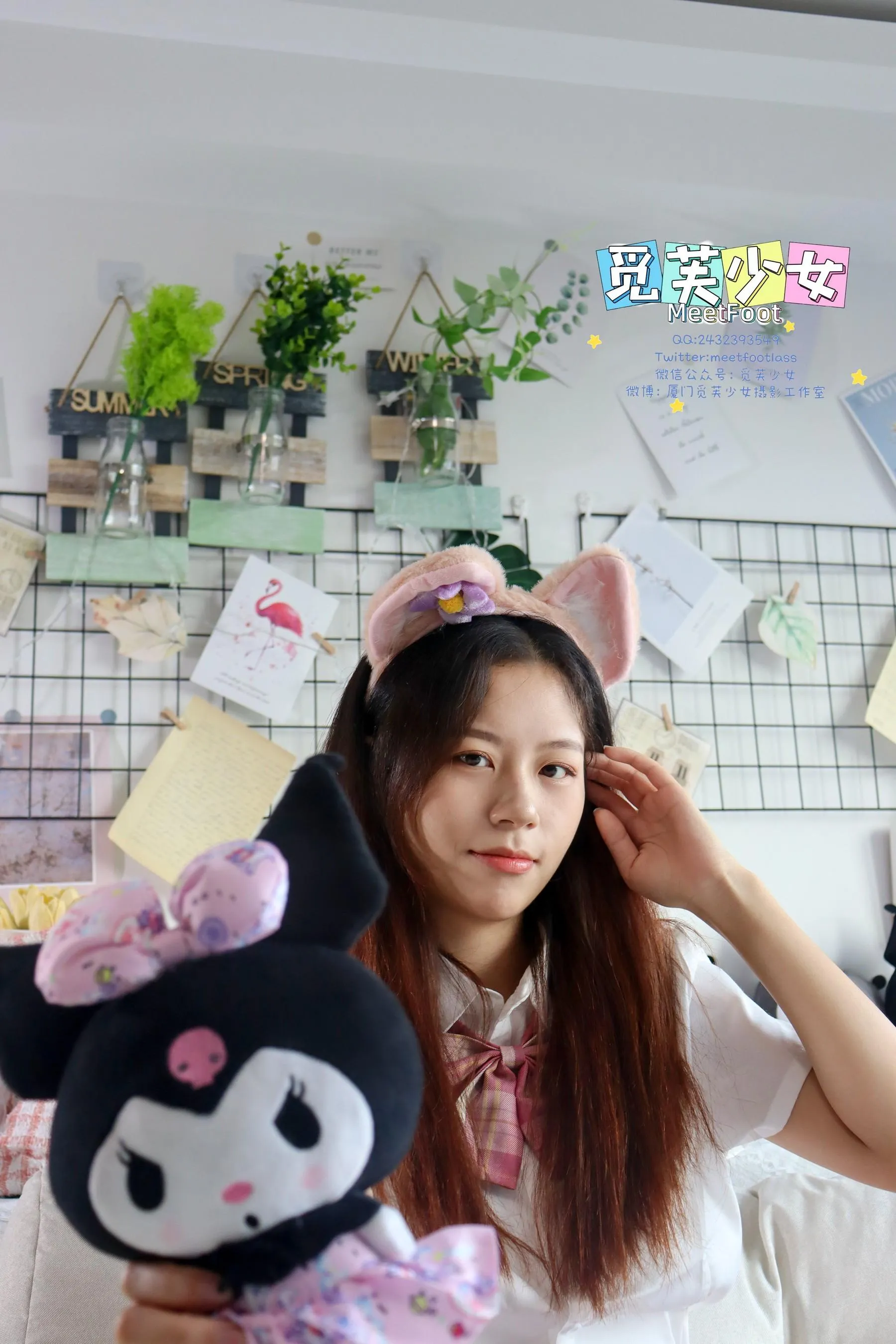 [觅芙少女]NO.006 初夏微风中扬起的马尾，是青春里最美的记忆 [133P]插图7